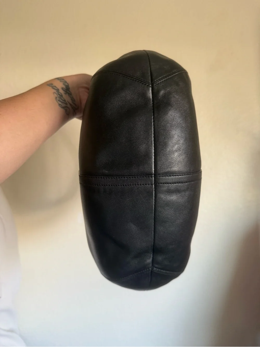Vintage 2003 Coach Ergo Hobo Black Leather Shoulder Bag 9219